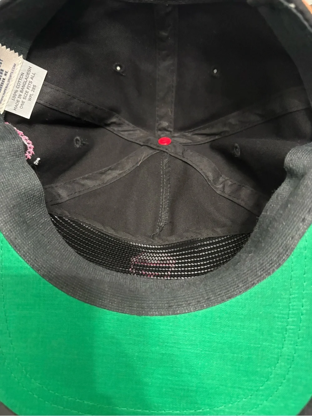 Pink Whitney Black & Pink Rope-Trim Hat